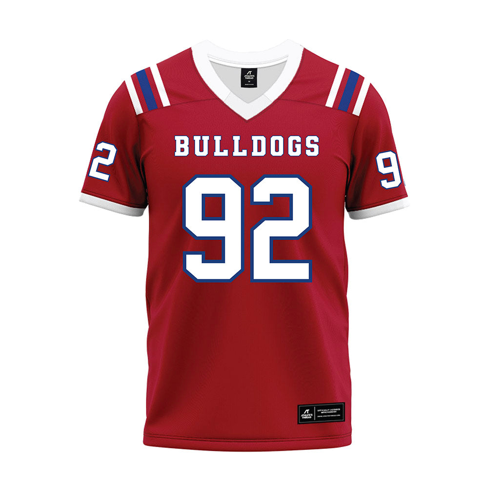 LA Tech - NCAA Football : Matt Condry - Red Premium Football Jersey-0