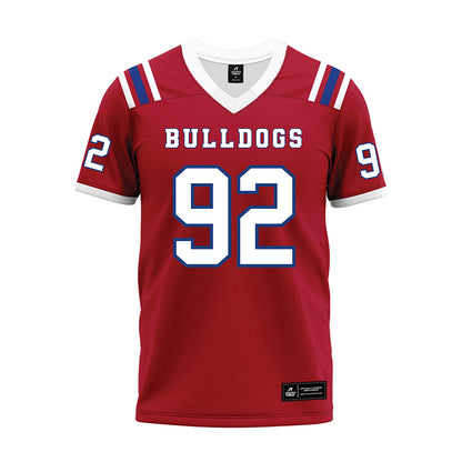 LA Tech - NCAA Football : Matt Condry - Red Premium Football Jersey-0