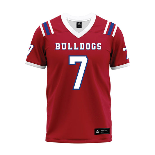 LA Tech - NCAA Football : Jhamal Shelby Jr - Red Premium Football Jersey-0