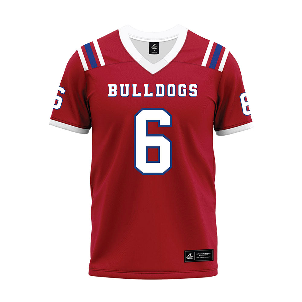 LA Tech - NCAA Football : Jakari Foster - Red Premium Football Jersey-0