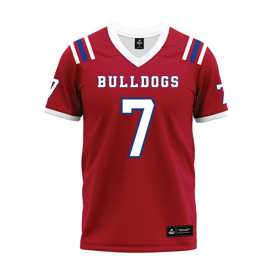 LA Tech - NCAA Football : Janard Lockhardt - Red Premium Football Jersey-0