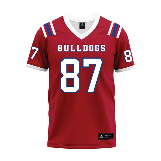 LA Tech - NCAA Football : Brayden Bockler - Red Premium Football Jersey-0