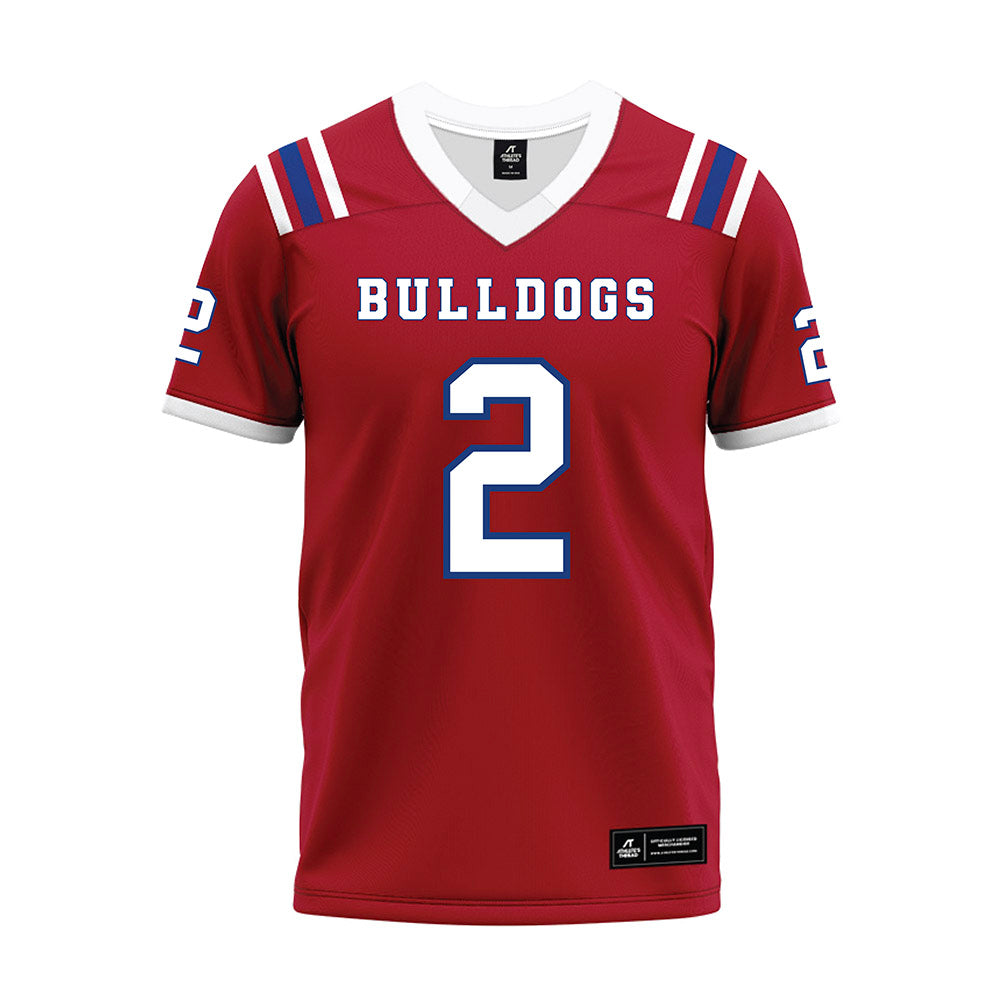 LA Tech - NCAA Football : Josh Cobbs - Red Premium Football Jersey-0