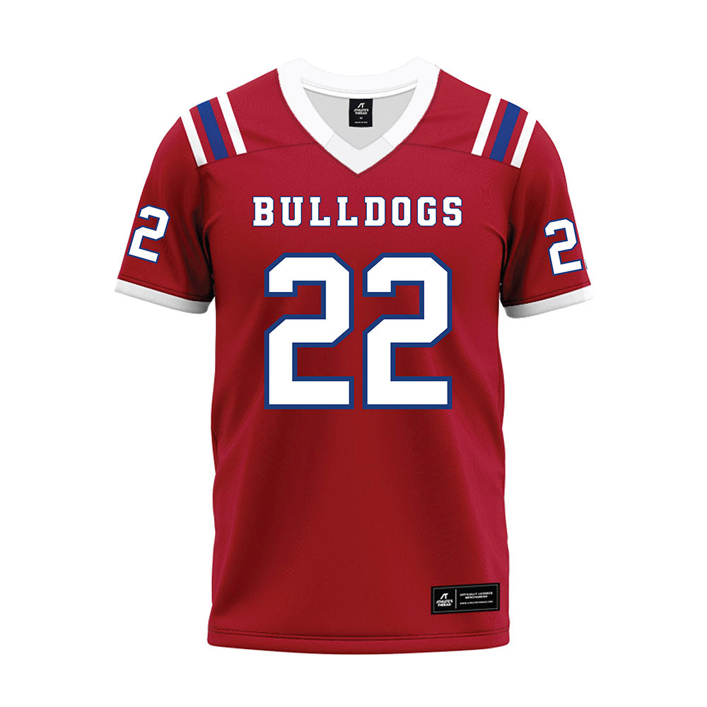 LA Tech - NCAA Football : Omiri Wiggins - Red Premium Football Jersey