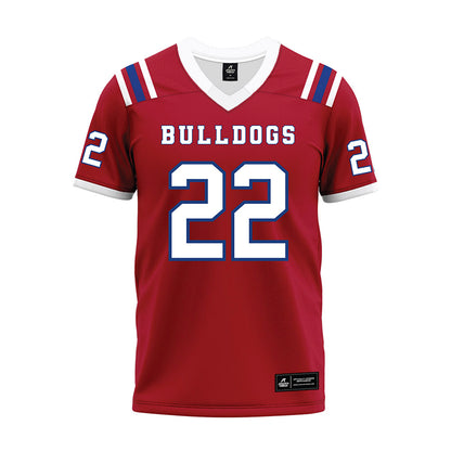 LA Tech - NCAA Football : Omiri Wiggins - Red Premium Football Jersey