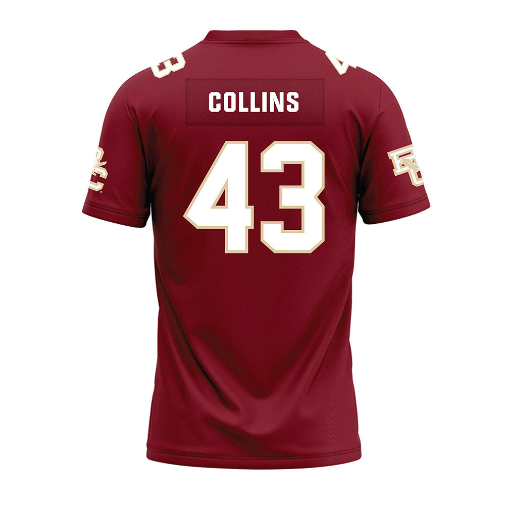 Boston College - NCAA Football : Griffin Collins - Premium Football Jersey-1