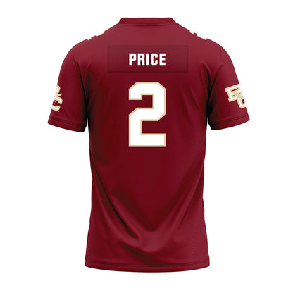 Boston College - NCAA Football : Kp Price - Premium Football Jersey-1