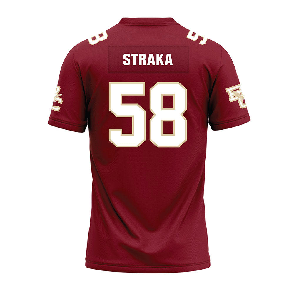 Boston College - NCAA Football : Will Straka - Premium Football Jersey-1