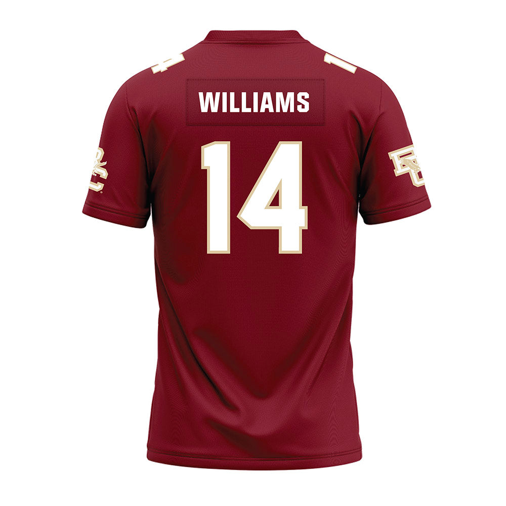 Boston College - NCAA Football : Jalon Williams - Premium Football Jersey