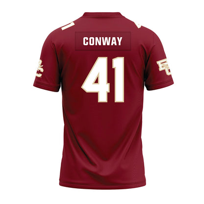 Boston College - NCAA Football : Liam Conway - Premium Football Jersey