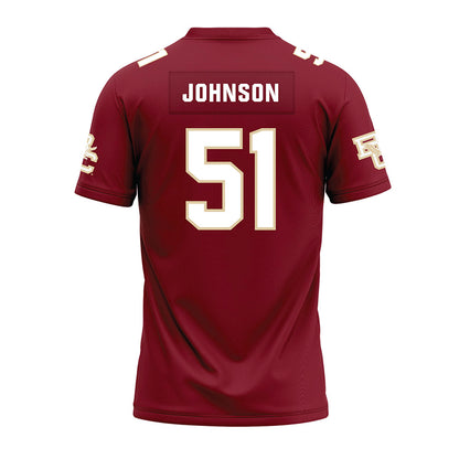 Boston College - NCAA Football : Amir Johnson - Premium Football Jersey-1