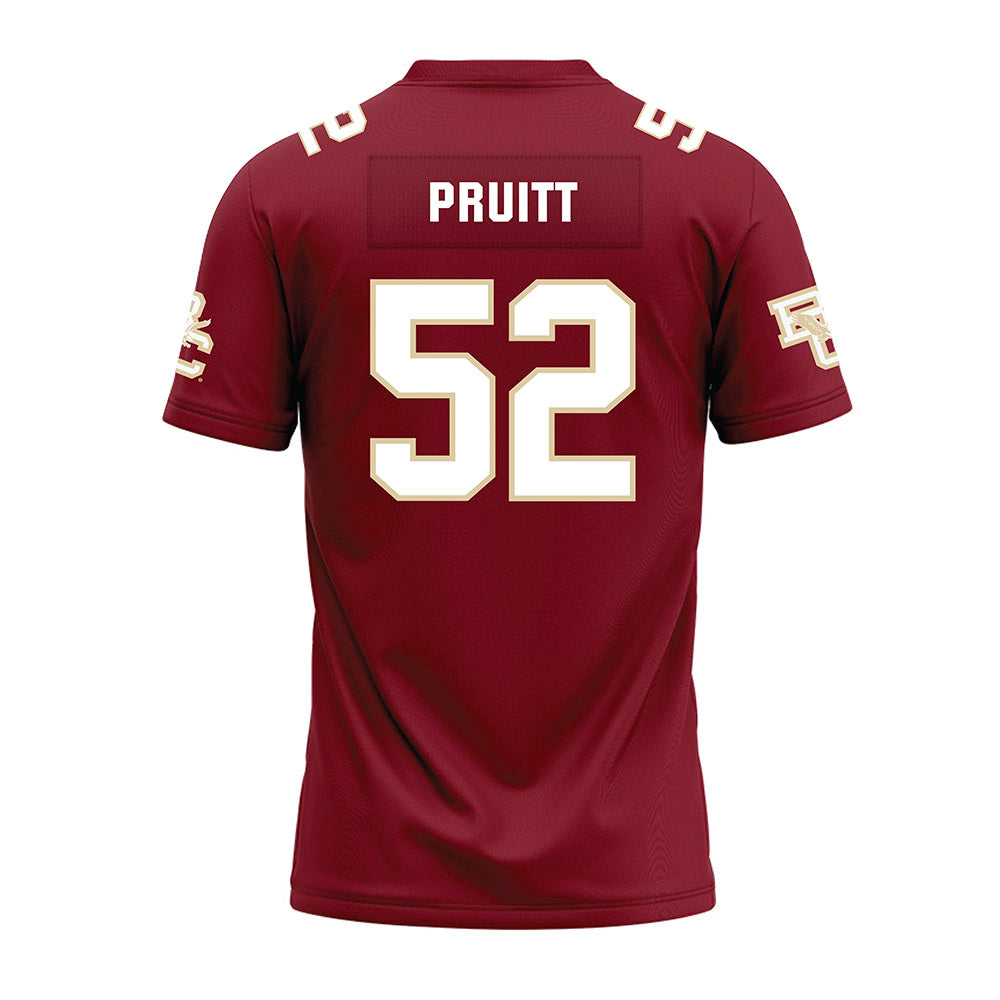 Boston College - NCAA Football : Judah Pruitt - Premium Football Jersey