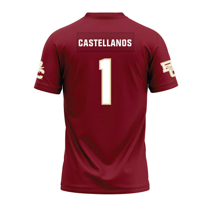 Boston College - NCAA Football : Thomas Castellanos - Premium Football Jersey