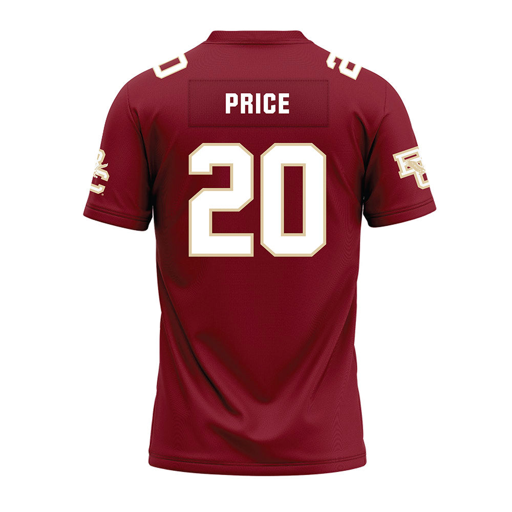 Boston College - NCAA Football : Kp Price - Premium Football Jersey