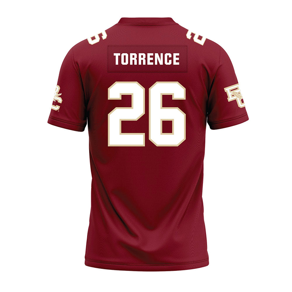 Boston College - NCAA Football : Syair Torrence - Premium Football Jersey