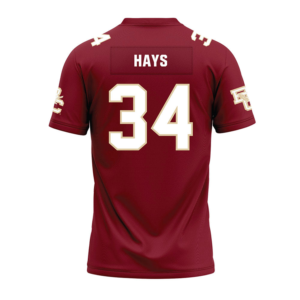 Boston College - NCAA Football : Tim Hays - Premium Football Jersey