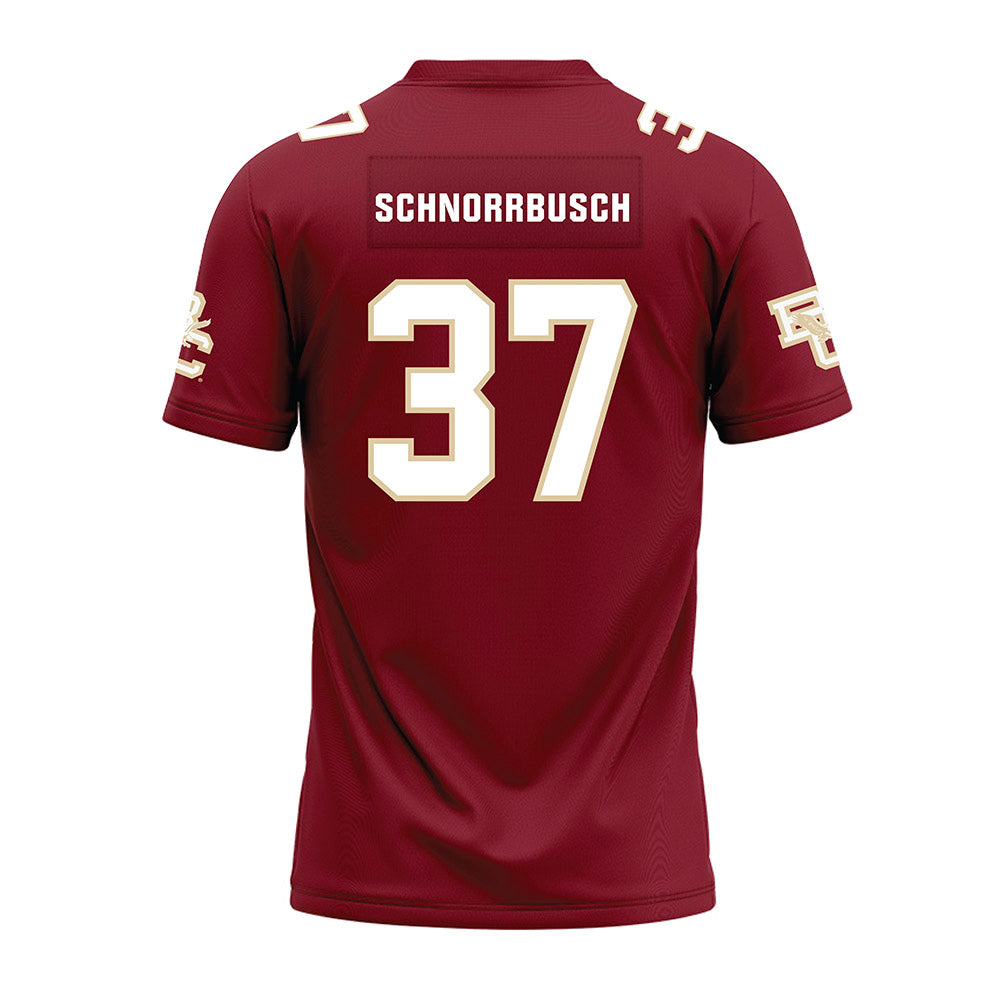 Boston College - NCAA Football : Zach Schnorrbusch - Premium Football Jersey