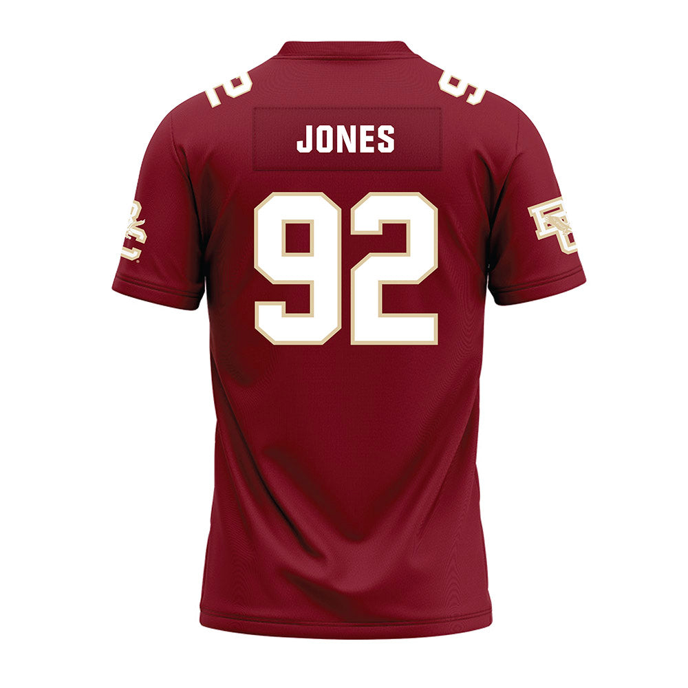 Boston College - NCAA Football : Caleb Jones - Premium Football Jersey