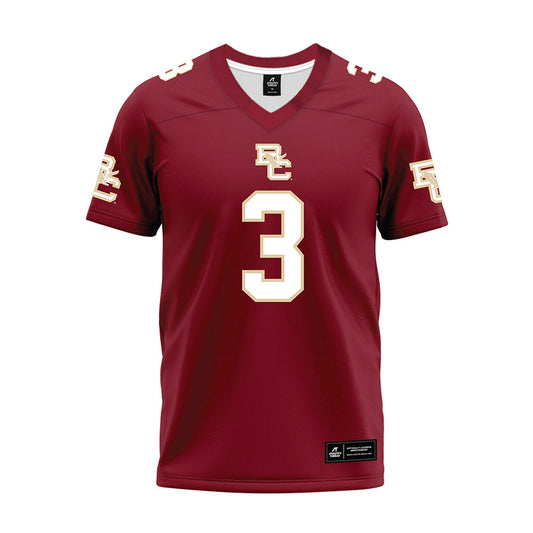 Boston College - NCAA Football : Nate Johnson - Premium Football Jersey