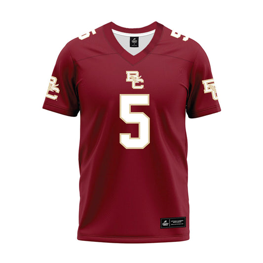 Boston College - NCAA Football : Bryce Steele - Premium Football Jersey-0