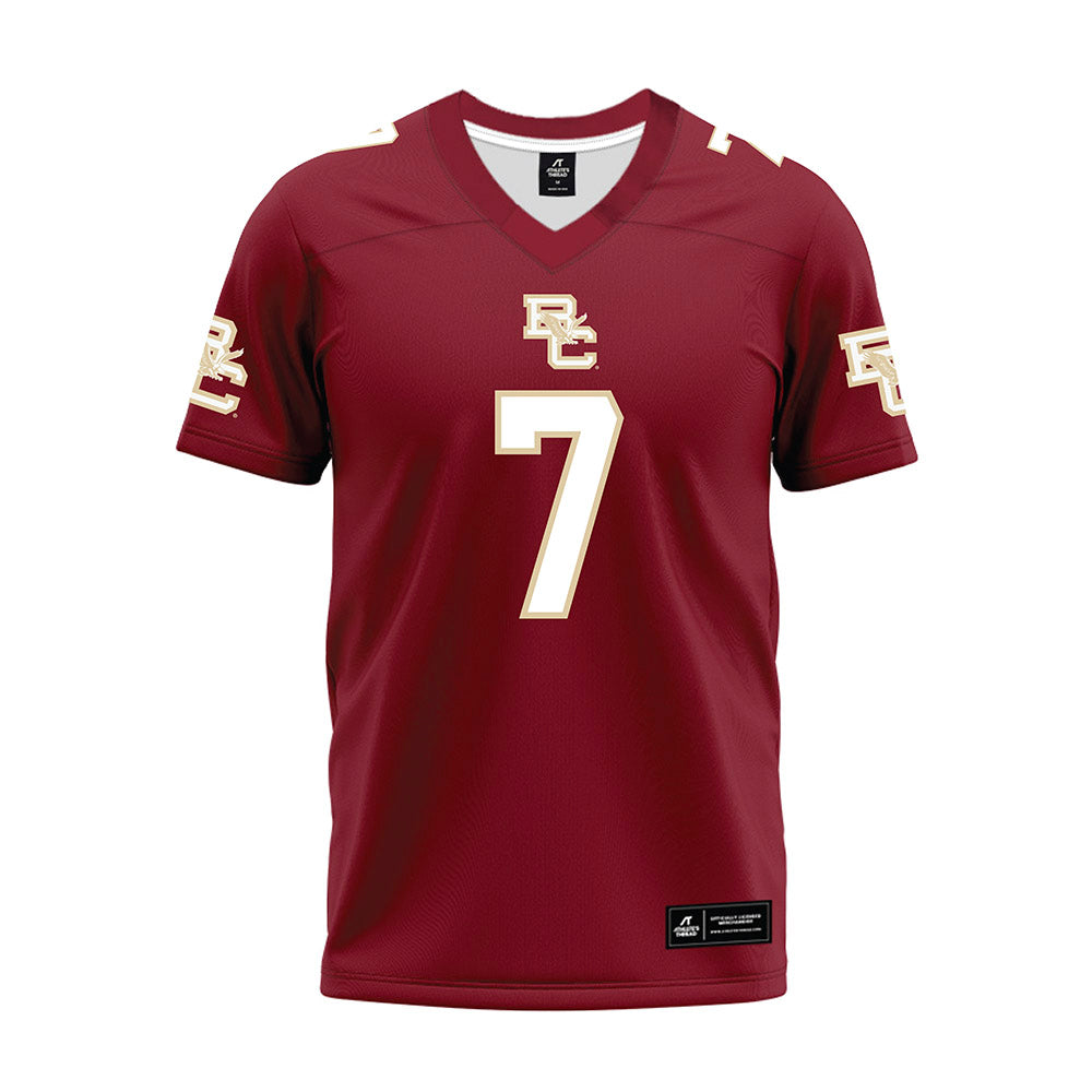Boston College - NCAA Football : Jake Coniglio - Premium Football Jersey-0