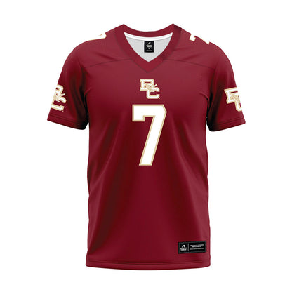 Boston College - NCAA Football : Jake Coniglio - Premium Football Jersey-0