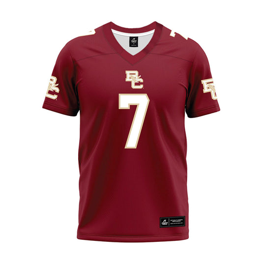 Boston College - NCAA Football : Jake Coniglio - Premium Football Jersey-0