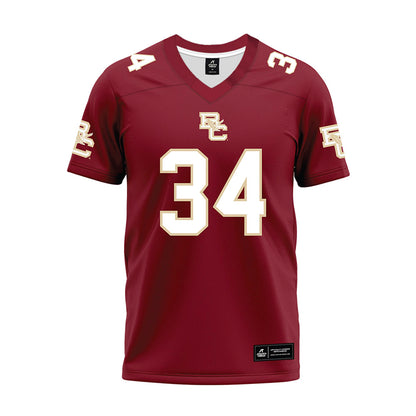 Boston College - NCAA Football : Duke Brennan - Premium Football Jersey-0