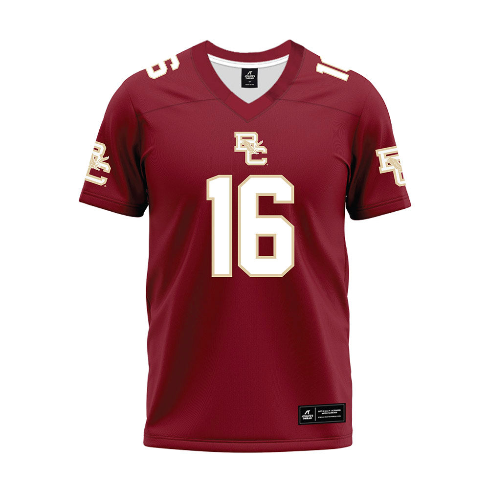 Boston College - NCAA Football : Isaiah Farris - Premium Football Jersey-0