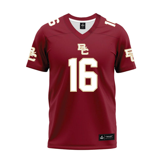 Boston College - NCAA Football : Isaiah Farris - Premium Football Jersey-0
