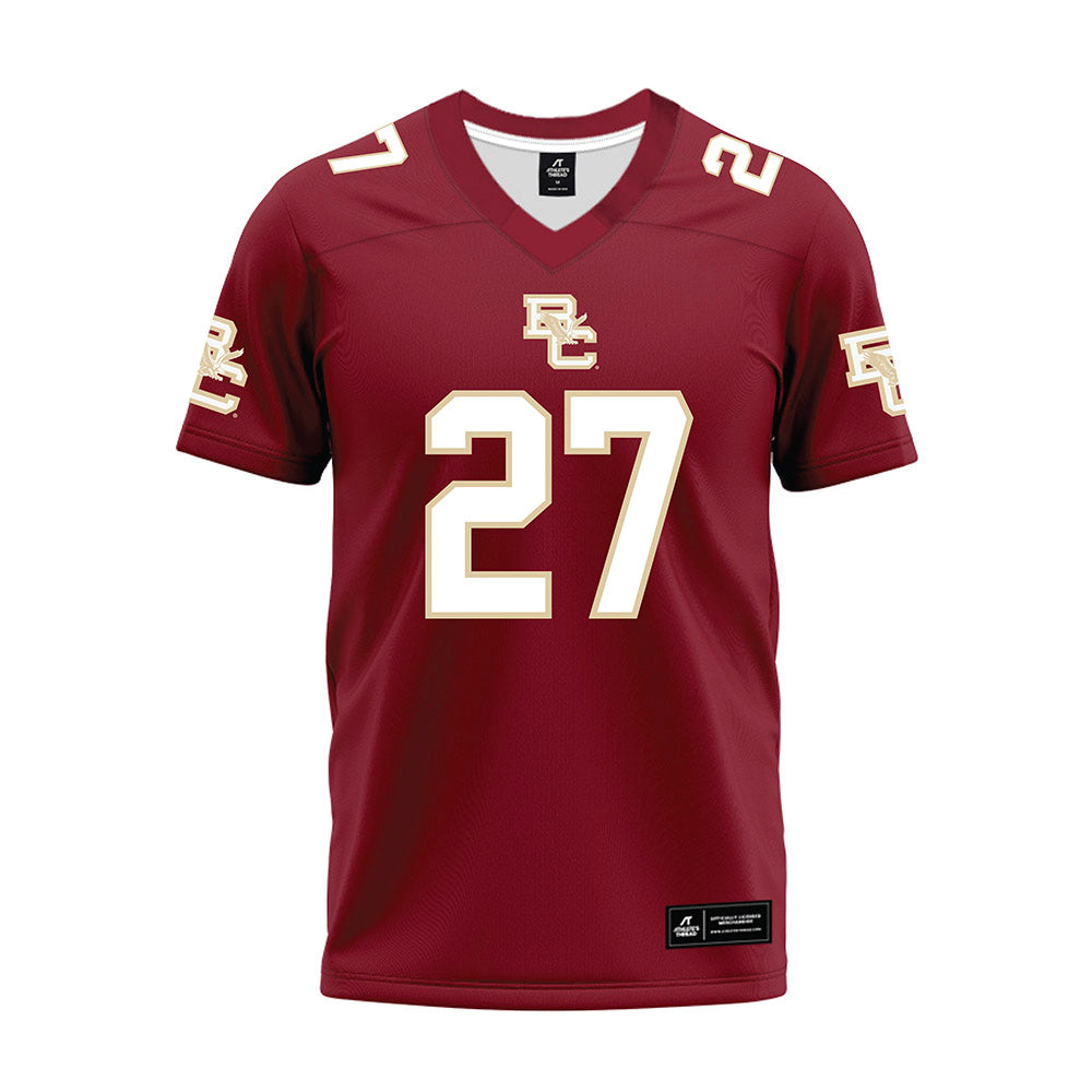 Boston College - NCAA Football : Omarion Davis - Premium Football Jersey-0