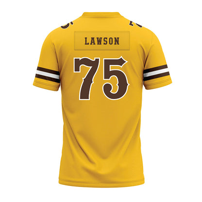 Wyoming - NCAA Football : Cooper Lawson - Premium Football Jersey-1