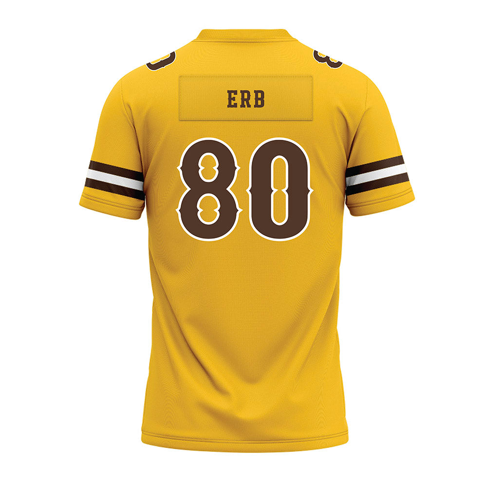 Wyoming - NCAA Football : Justin Erb - Premium Football Jersey