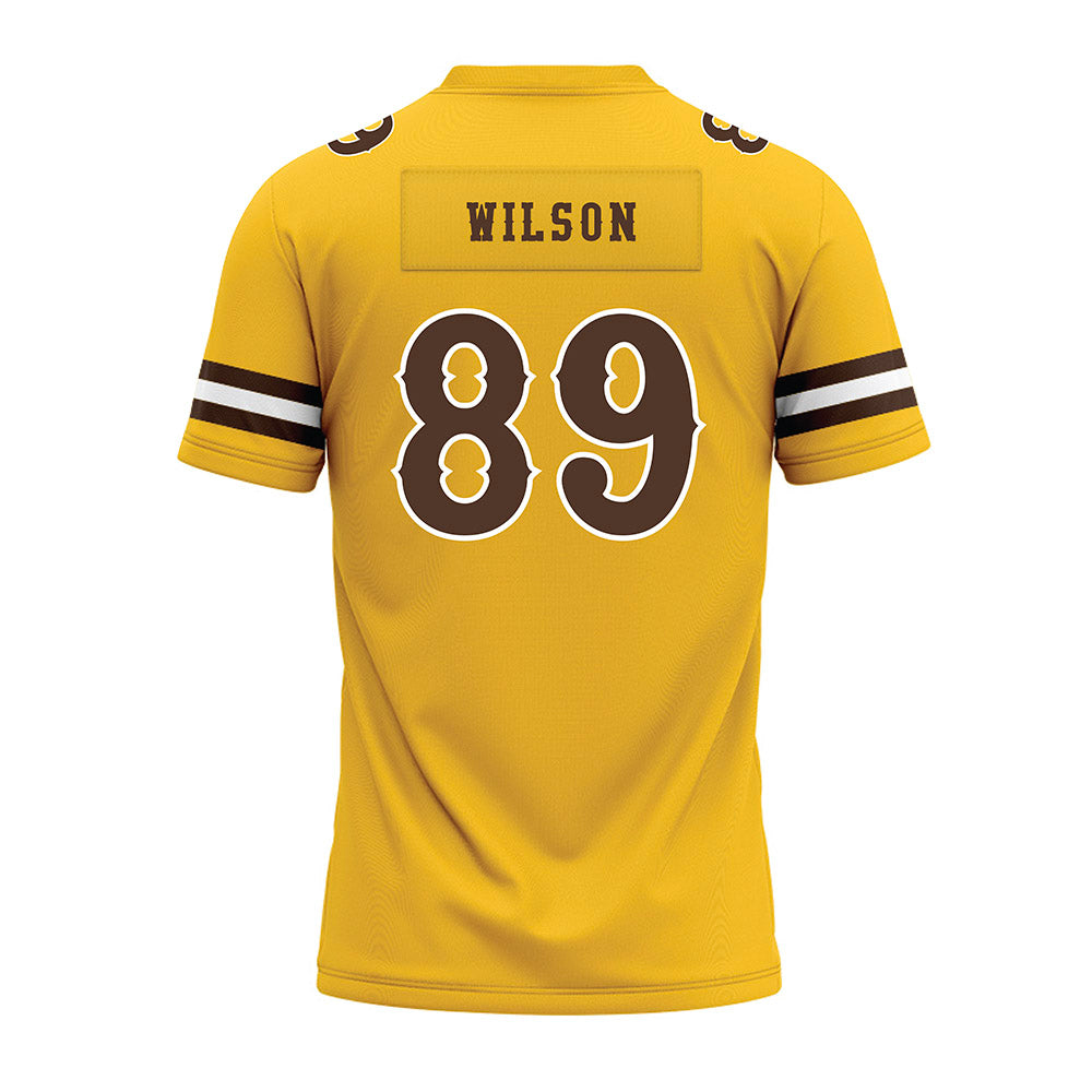 Wyoming - NCAA Football : Jake Wilson - Premium Football Jersey-1