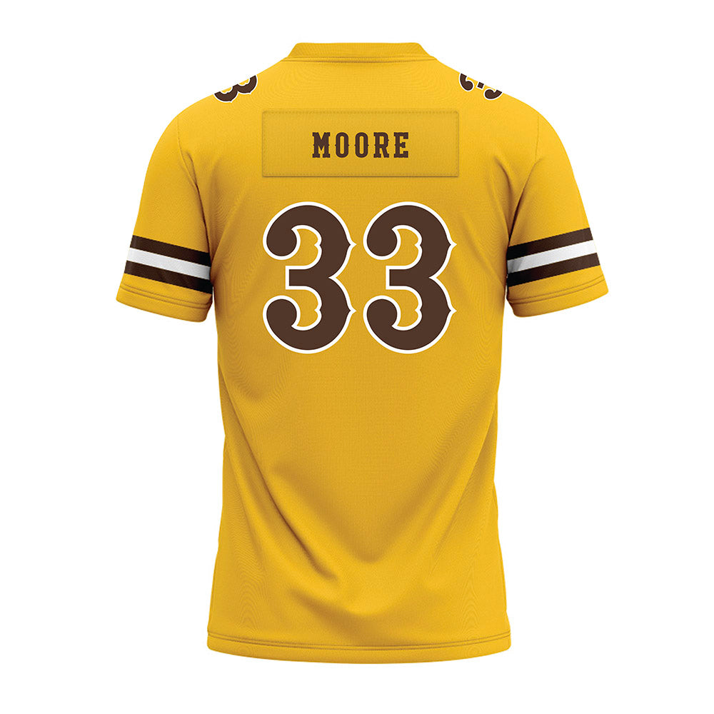 Wyoming - NCAA Football : Parker Moore - Premium Football Jersey-1