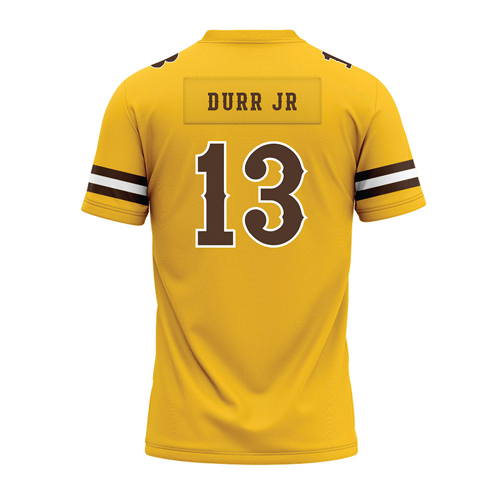 Wyoming - NCAA Football : Chris Durr jr - Premium Football Jersey-1