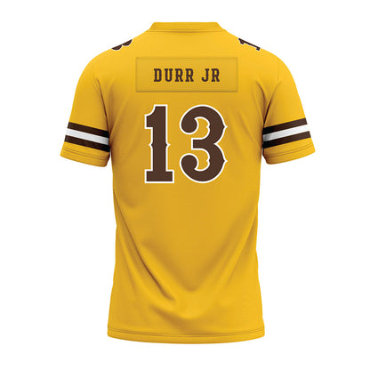 Wyoming - NCAA Football : Chris Durr jr - Premium Football Jersey-1