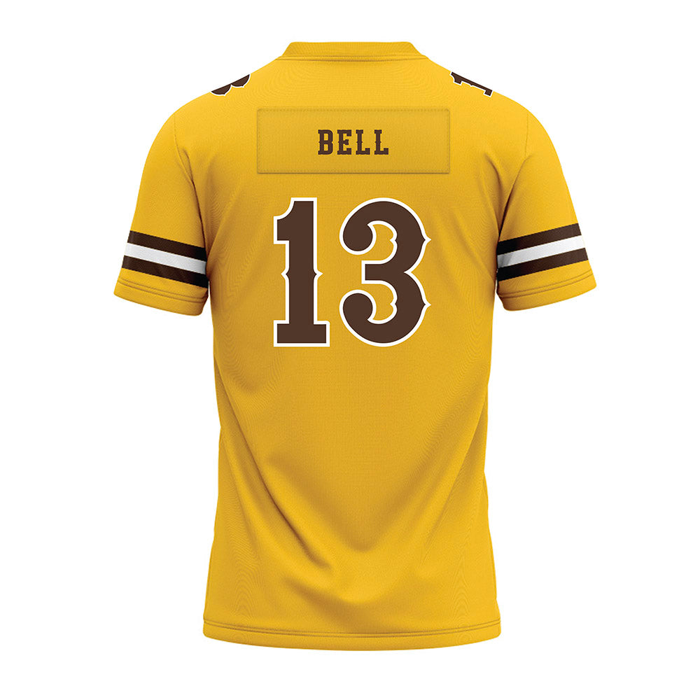 Wyoming - NCAA Football : Ian Bell - Premium Football Jersey-1