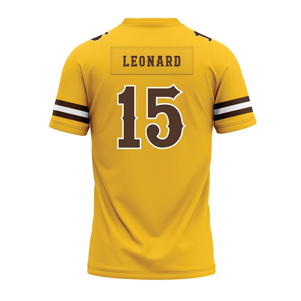 Wyoming - NCAA Football : David Leonard - Premium Football Jersey