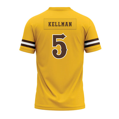 Wyoming - NCAA Football : Terron Kellman - Premium Football Jersey-1