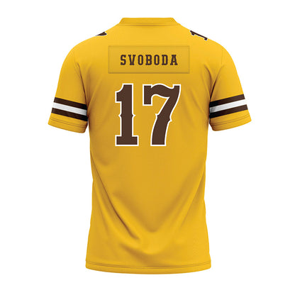 Wyoming - NCAA Football : Evan Svoboda - Premium Football Jersey