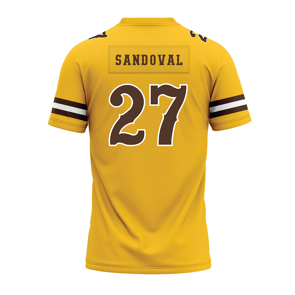 Wyoming - NCAA Football : Joaquin Sandoval - Premium Football Jersey