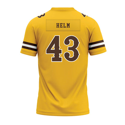 Wyoming - NCAA Football : Gavyn Helm - Premium Football Jersey