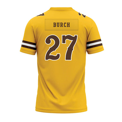 Wyoming - NCAA Football : Dontae Burch - Premium Football Jersey-1