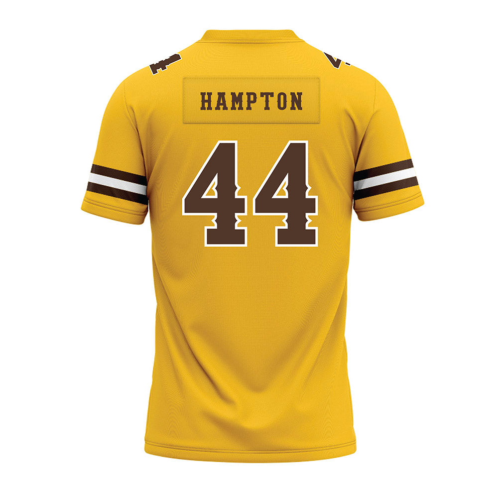 Wyoming - NCAA Football : Tyler Hampton - Premium Football Jersey-1