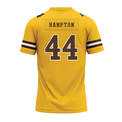 Wyoming - NCAA Football : Tyler Hampton - Premium Football Jersey-1