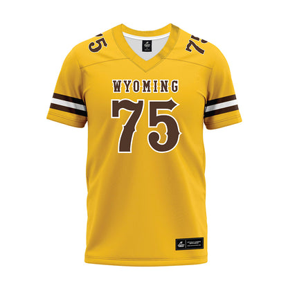 Wyoming - NCAA Football : Cooper Lawson - Premium Football Jersey-0