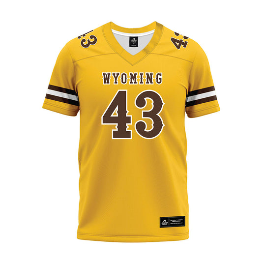 Wyoming - NCAA Football : Gavyn Helm - Premium Football Jersey