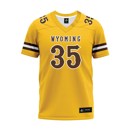 Wyoming - NCAA Football : Nikos Varelas - Premium Football Jersey
