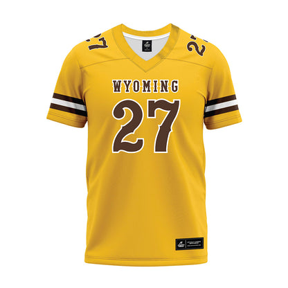 Wyoming - NCAA Football : Joaquin Sandoval - Premium Football Jersey